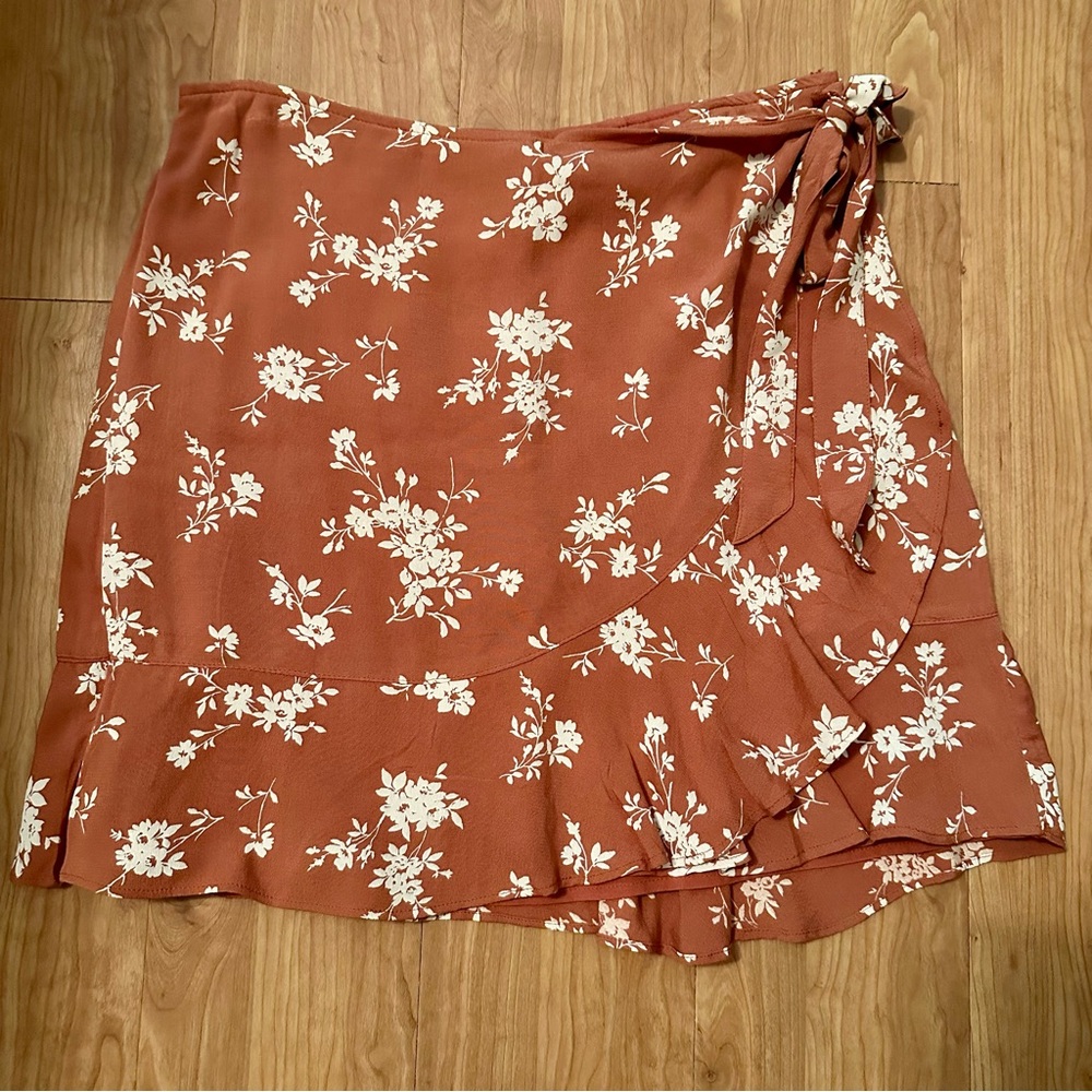 Abercrombie Floral Wrap Skirt